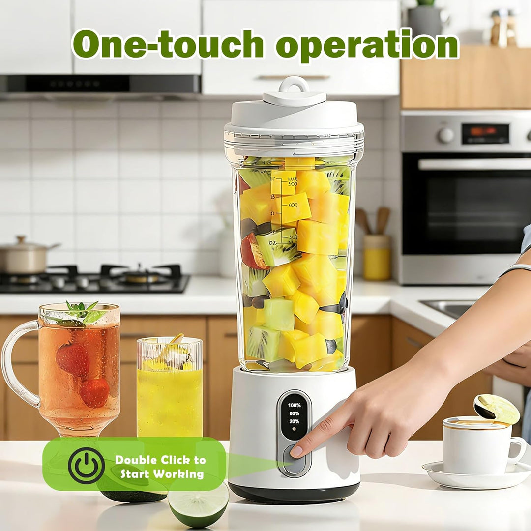 Tragbarer Mixer Smoothie Maker Standmixer - 500ml Mini Mixer, Mini Blender, Smoothie Maker to go, 30