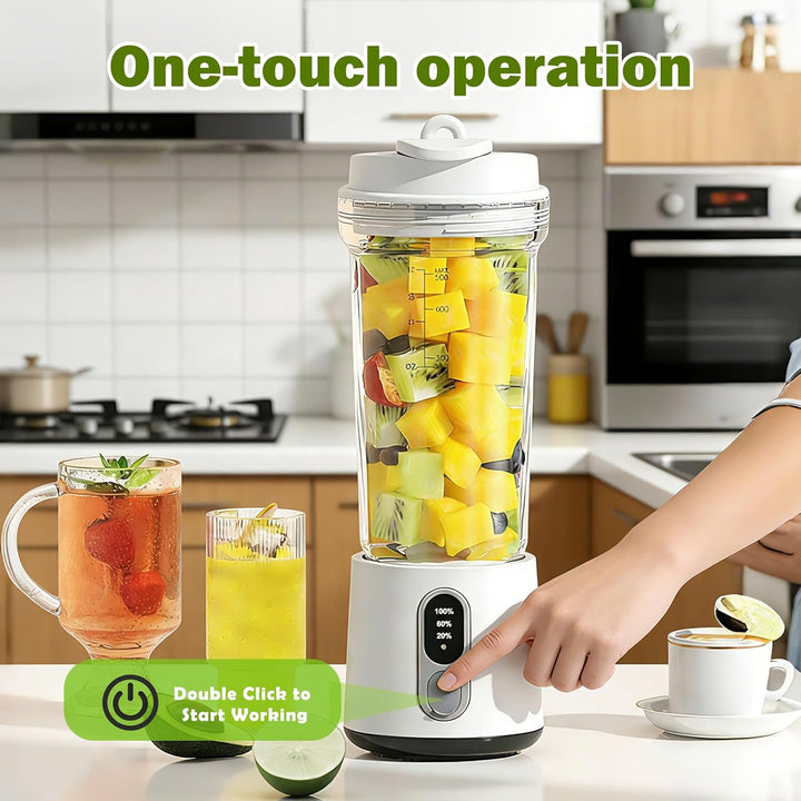 Tragbarer Mixer Smoothie Maker Standmixer - 500ml Mini Mixer, Mini Blender, Smoothie Maker to go, 30