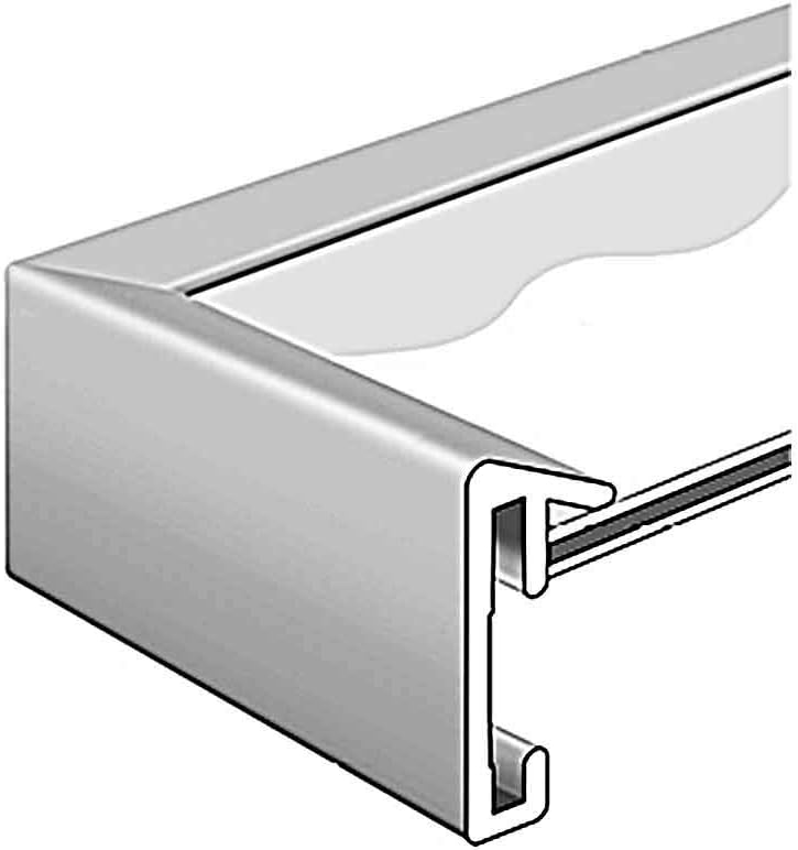 nielsen Aluminium Bilderrahmen Pixel, 50x60 cm, Silber Matt Silber Matt 50 x 60 cm, Silber Matt 50 x