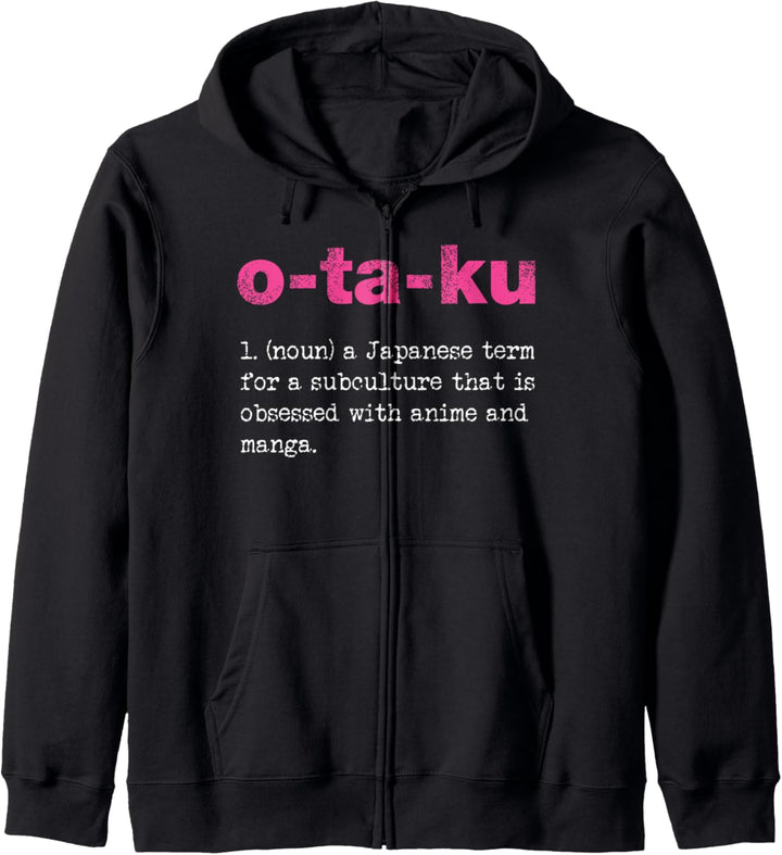 Manga Anime Otaku Definition Kapuzenjacke