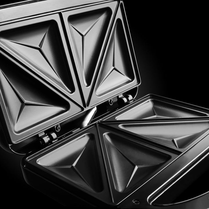 Russell Hobbs Sandwichmaker [Antihaftbeschichtete & extra tiefe Platten] Sandwichtoaster (Ideal für