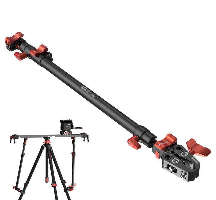 IFOOTAGE Large Magic Arm 32inch,Multifunktions-Kamera Zubehör Aluminium,Gelenkarm mit Cold Shoe Head