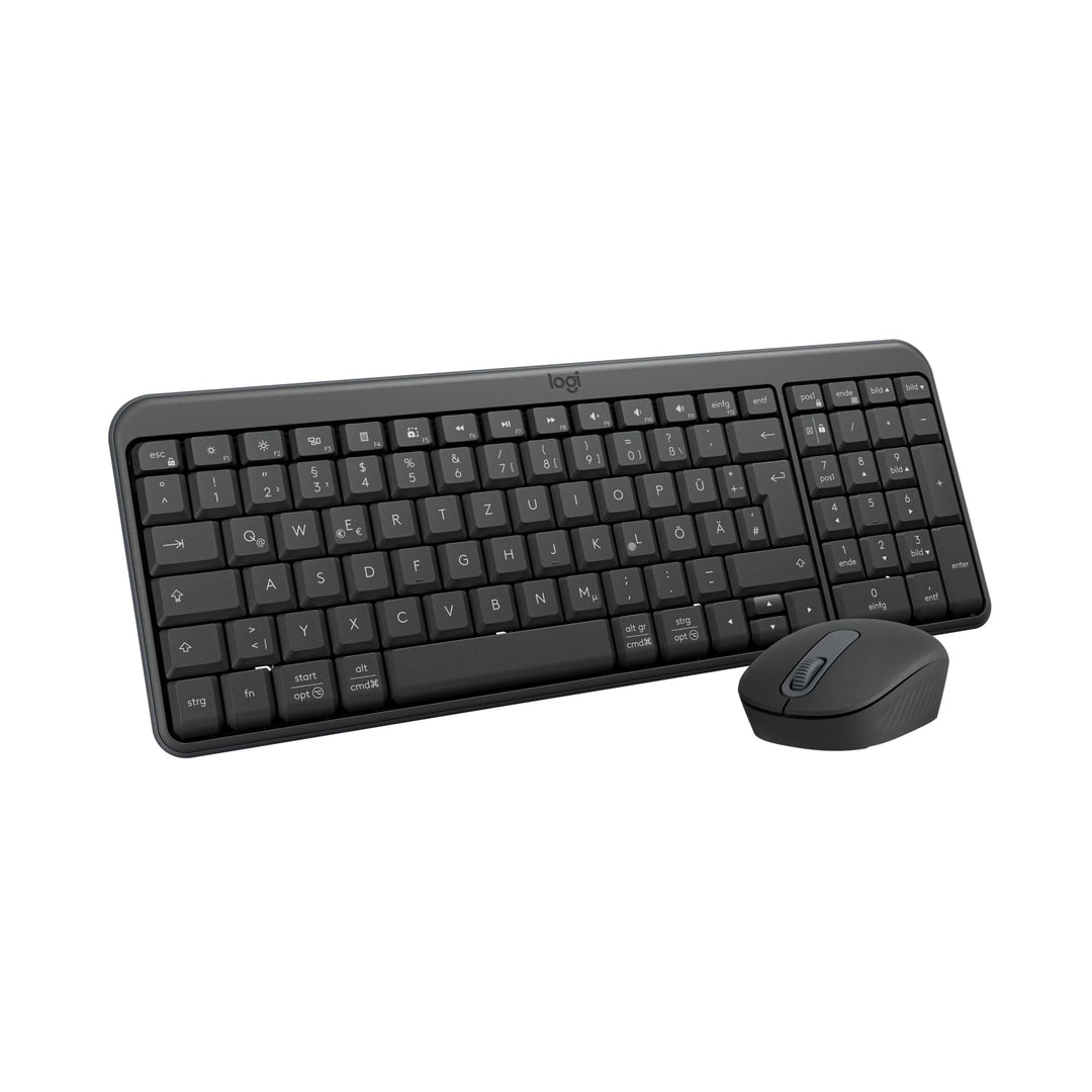 Logitech MK250 kabelloses Bluetooth-Tastatur-Maus-Set Schnelle und einfache Konnektivität, kompakte