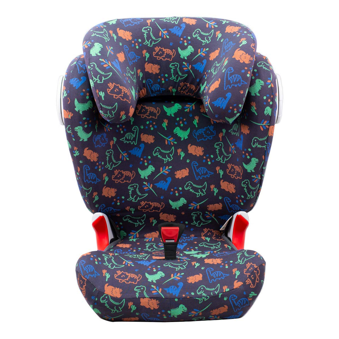 JYOKO KIDS Bezug kompatibel mit Römer KIDFIX II XP SICT, kidfix 2 S, Kidfix Z - Line (HAPPY DINO, MI