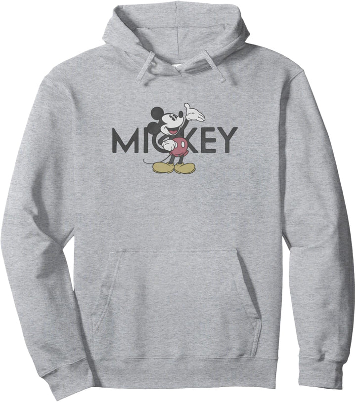 Disney Mickey And Friends Classic Mickey Text Pullover Hoodie