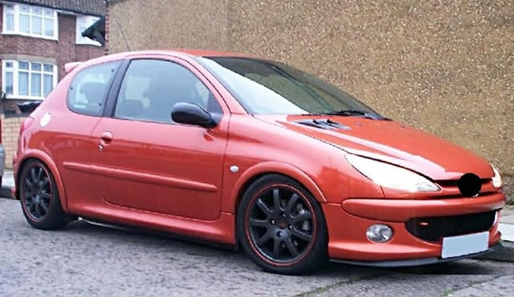 Cup Front Spoiler Lippe Schürze Ansatz ABS Lackierbar Schwarz
