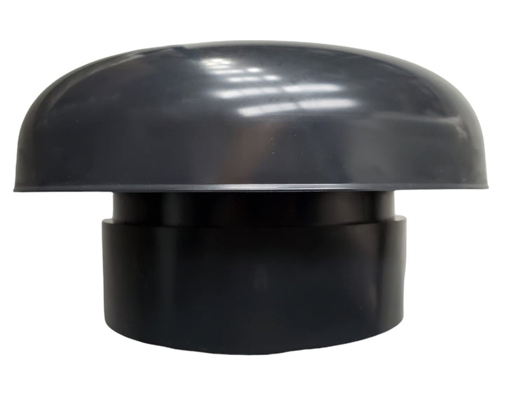 Lüftungskappe PVC Ø 100 mm Schiefer mit Moskitonetz