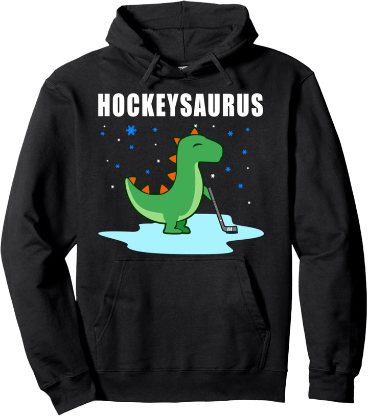 Eishockey - Hockysaurus - Dinosaurier Pullover Hoodie