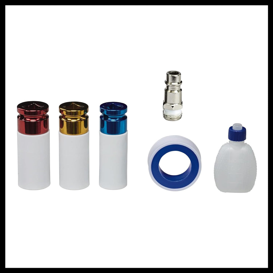 Einhell Druckluft-Schlagschrauber TC-PW 610 Compact (max. 8 bar, max. Drehmoment 610 Nm, 1/2"-Vierka