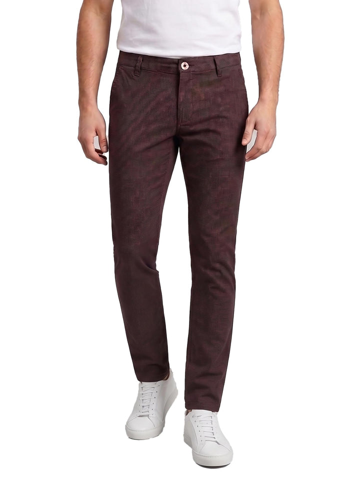Rock Creek Herren Chino Hose Slim Fit Business Hosen RC-2154 29W / 30L Weinrot, 29W / 30L Weinrot