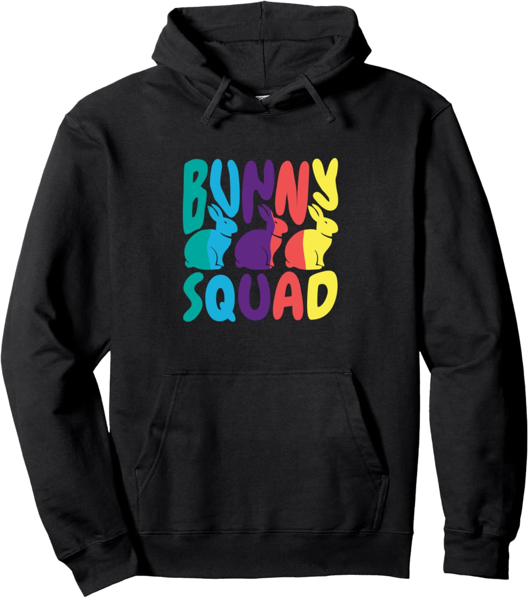Bunny Squad Niedliches Nagetier Kaninchen Haustier Pullover Hoodie