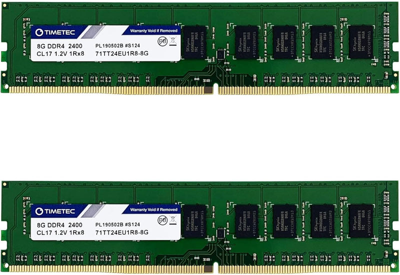 Timetec ECC 1.5V RDIMM Server Memory RAM Module Upgrade (2400Mhz 16GB(2x8GB))