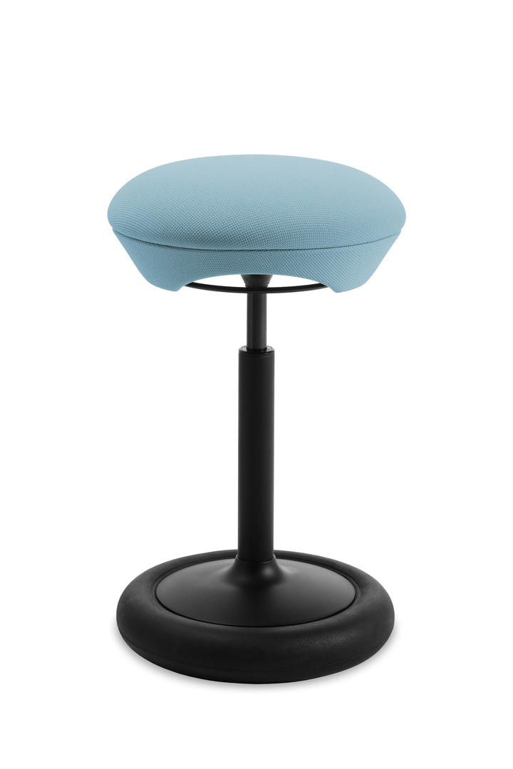 Topstar SITNESS HOP HIGH Sitzhocker schwarz/blau Blau HOP HIGH [54-71cm], Blau HOP HIGH [54-71cm]