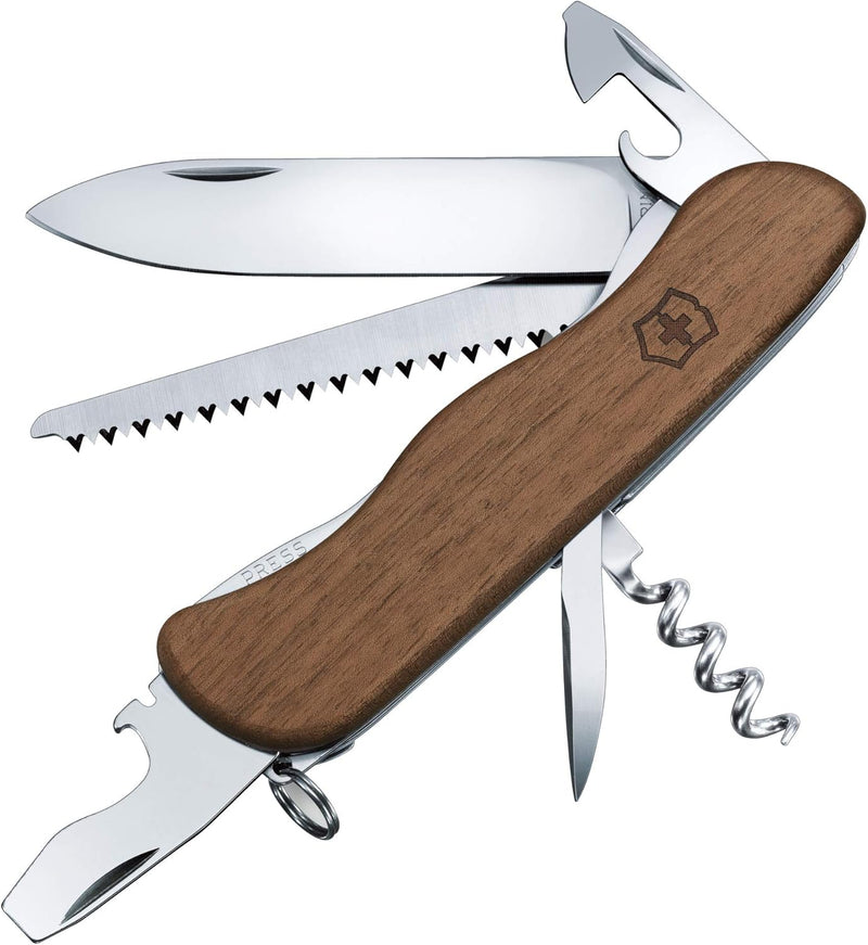 Victorinox, Taschenmesser, Wine Master Wood, 130 mm, beige (6 Funktionen, Klinge, Zweistufige Stütze