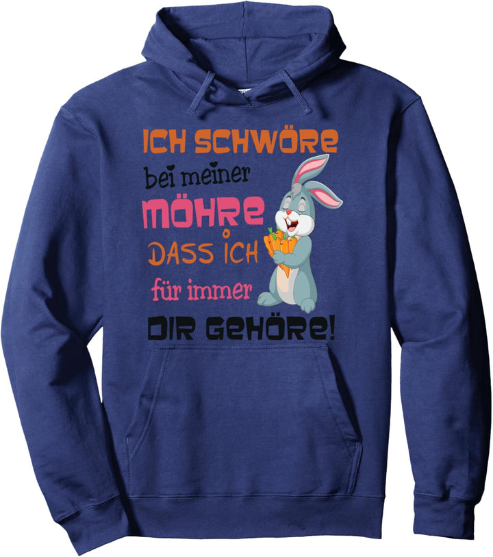Ich schwöre bei meiner Möhre Verlobung oder Valentinstag Pullover Hoodie