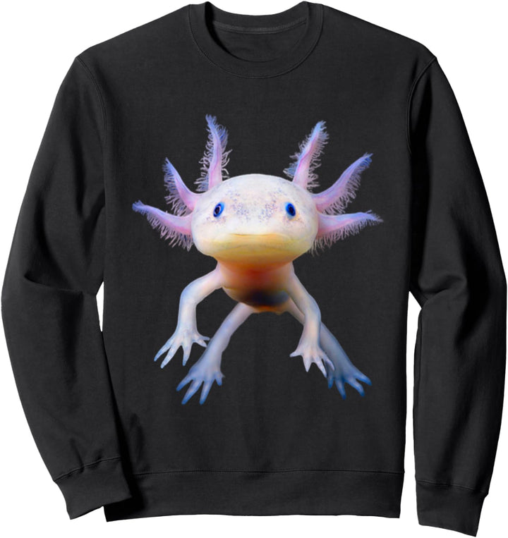 Axolotl Mexican Walking Fish Cute Amphibian Axolotl Sweatshirt