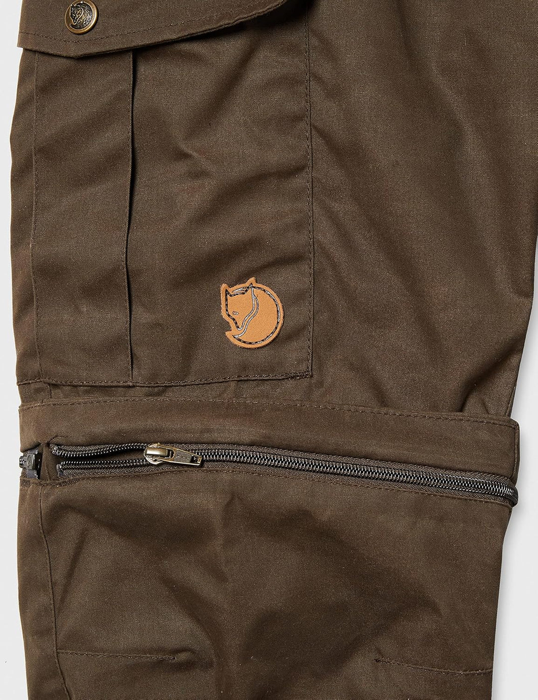 Fjällräven Herren Outdoor-Hose Karl Pro Zip-Off, Dark Olive, 48, F81463-633