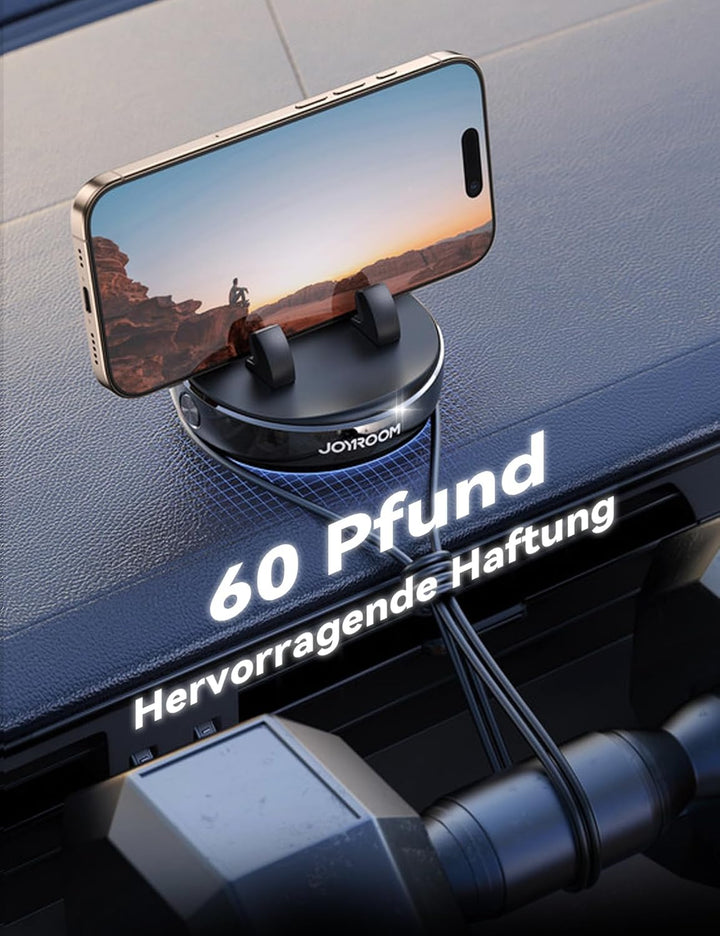 JOYROOM Handyhalterung Auto Armaturenbrett, Anti Rutsch Handy Halterung Auto kompatibel mit PopGrip,