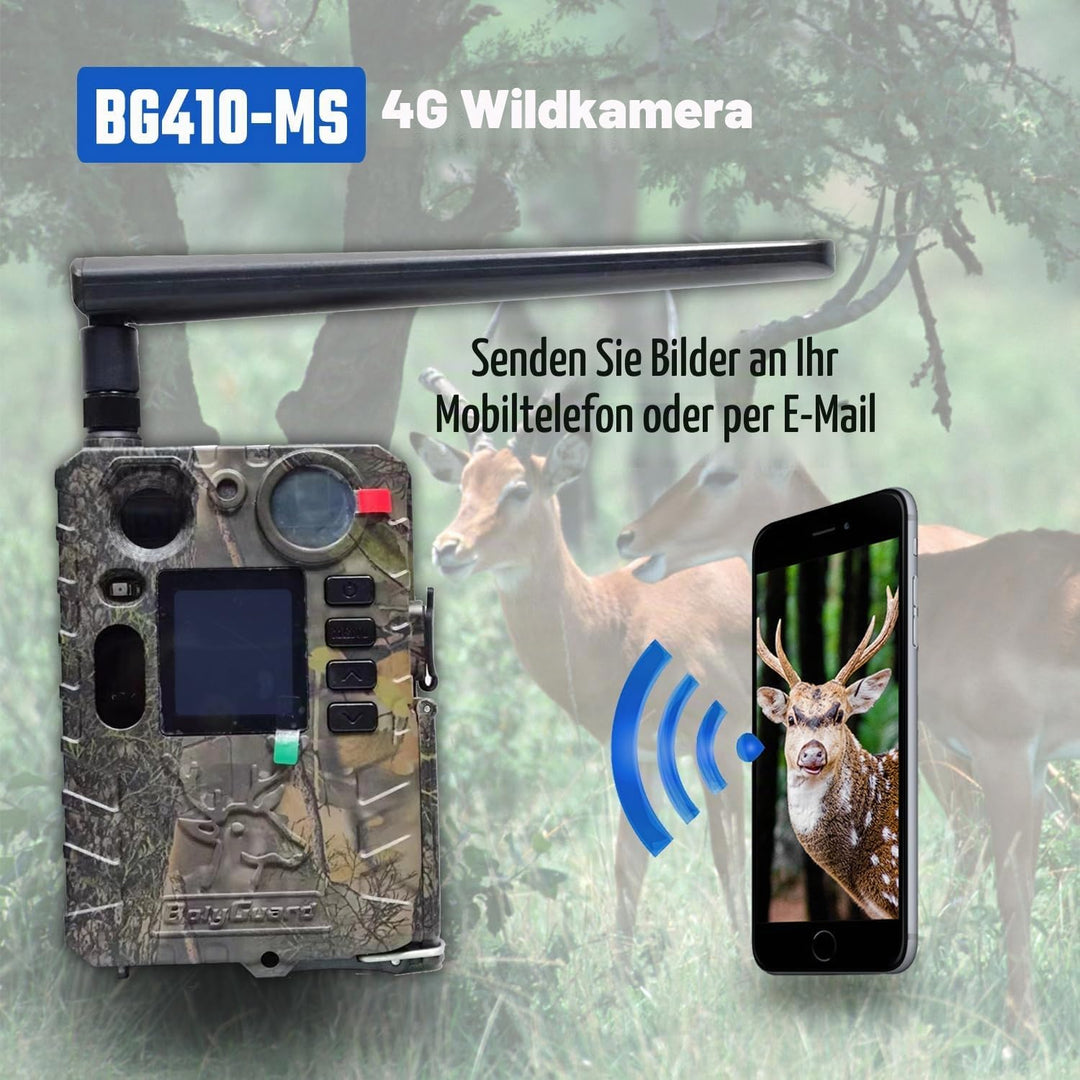 BolyGuard 4G Wildkamera MMS GPRS Email Nachtsichtkamera mit Handy