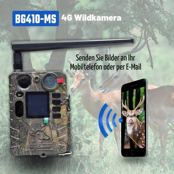BolyGuard 4G Wildkamera MMS GPRS Email Nachtsichtkamera mit Handy