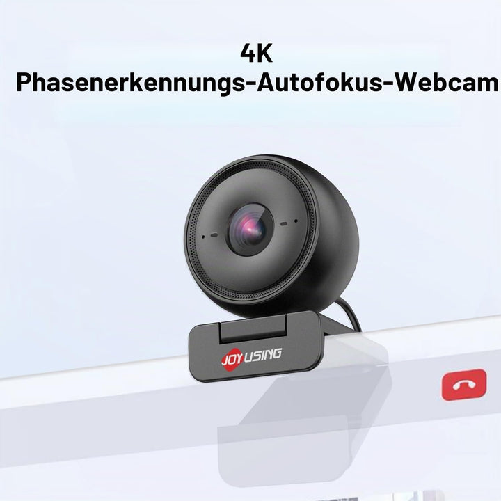 JOYUSING Flip600R 4K Streaming Webcam, Ultra 4K HD, Autofokus, PDAF, Geräuschunterdrückungsmikrofone