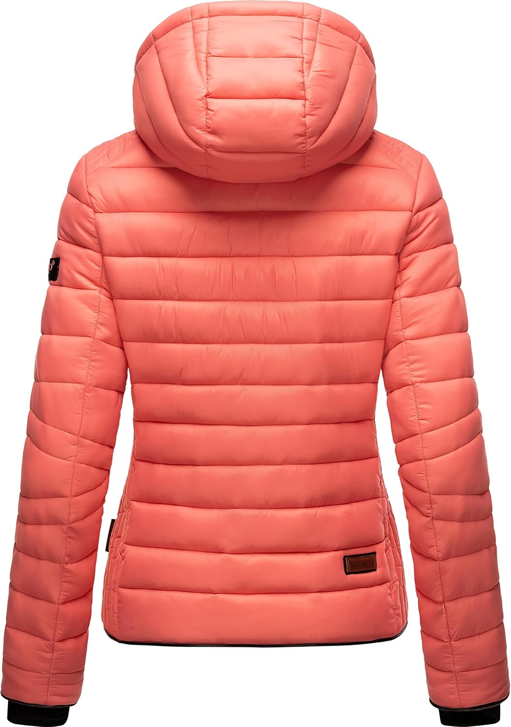 Navahoo Damen leichte Übergangsjacke Steppjacke mit Kapuze Lulana XS-XXL XS Rose Coral, XS Rose Cora