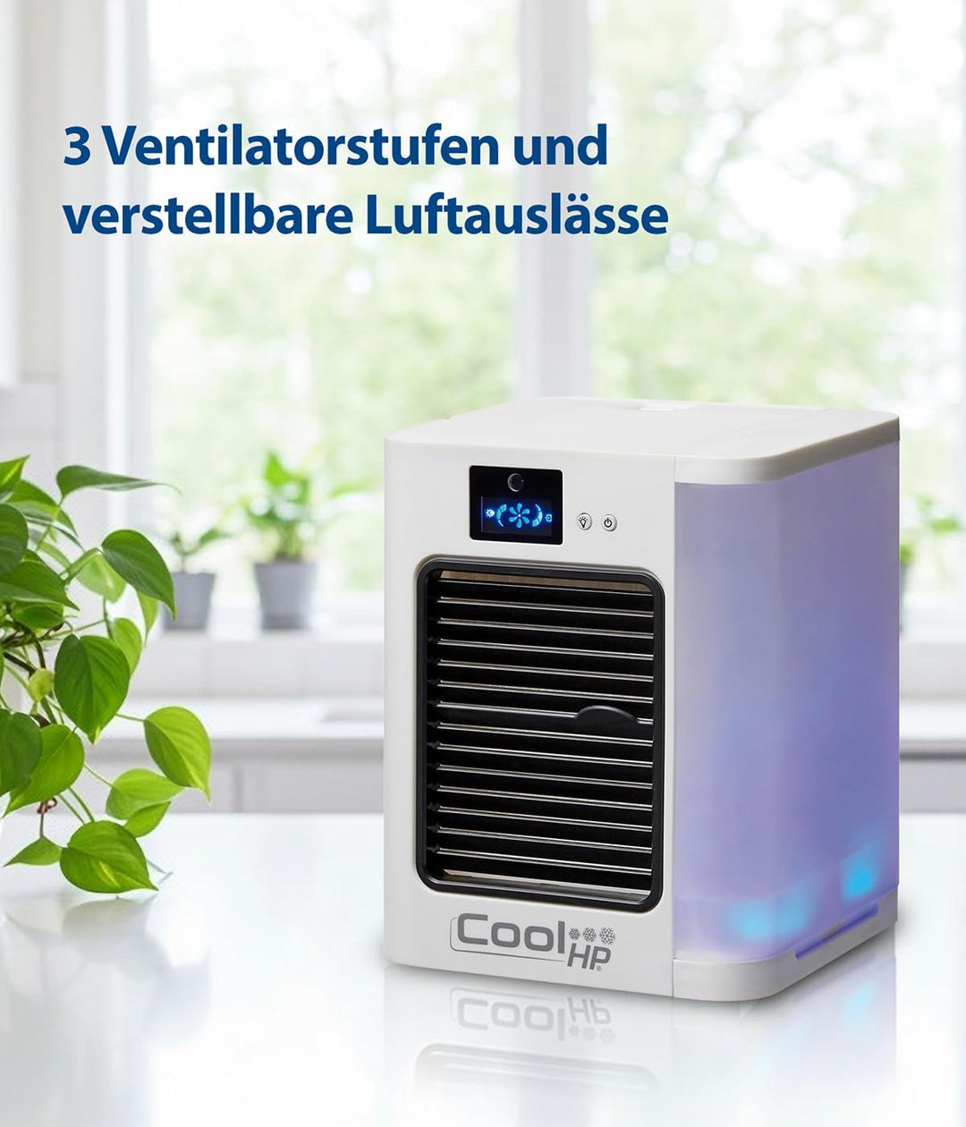 BEST DIRECT Coole Leistung As seen on TV Lufterfrischer Mini 3-stufiger Lüfter Mit Fernbedienung Luf