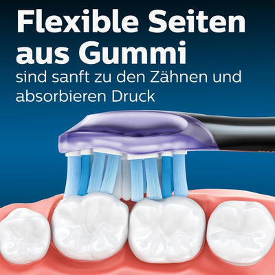 Philips Sonicare Original G3 Premium Gum Care Standard Schallzahnbürstenköpfe - 4er-Pack in Schwarz