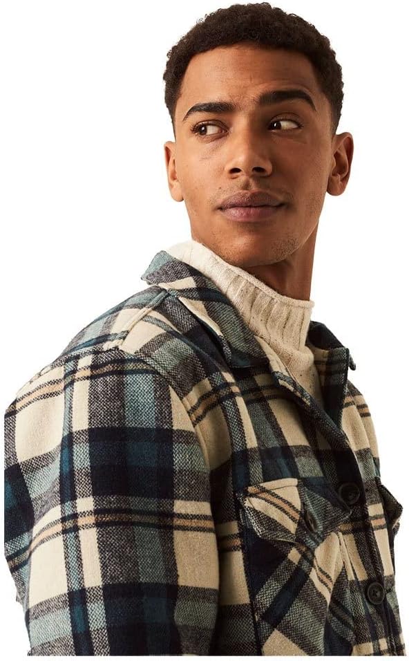 GARCIA Herren Colbert + Gilet Strickjacke S Petrol Green, S Petrol Green