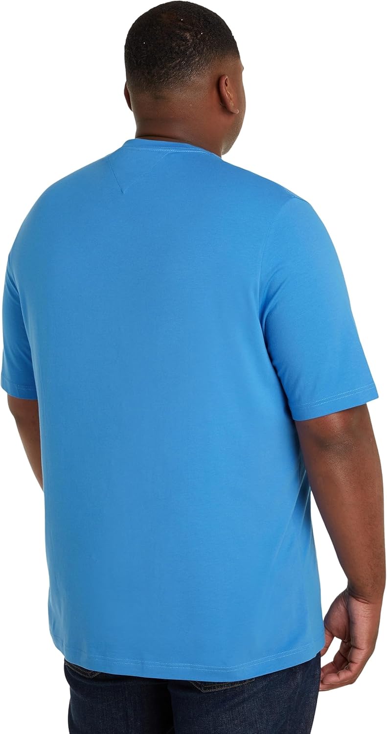 Tommy Hilfiger Herren Kurzarm T-Shirts XXL Blau (Iconic Blue), XXL Blau (Iconic Blue)