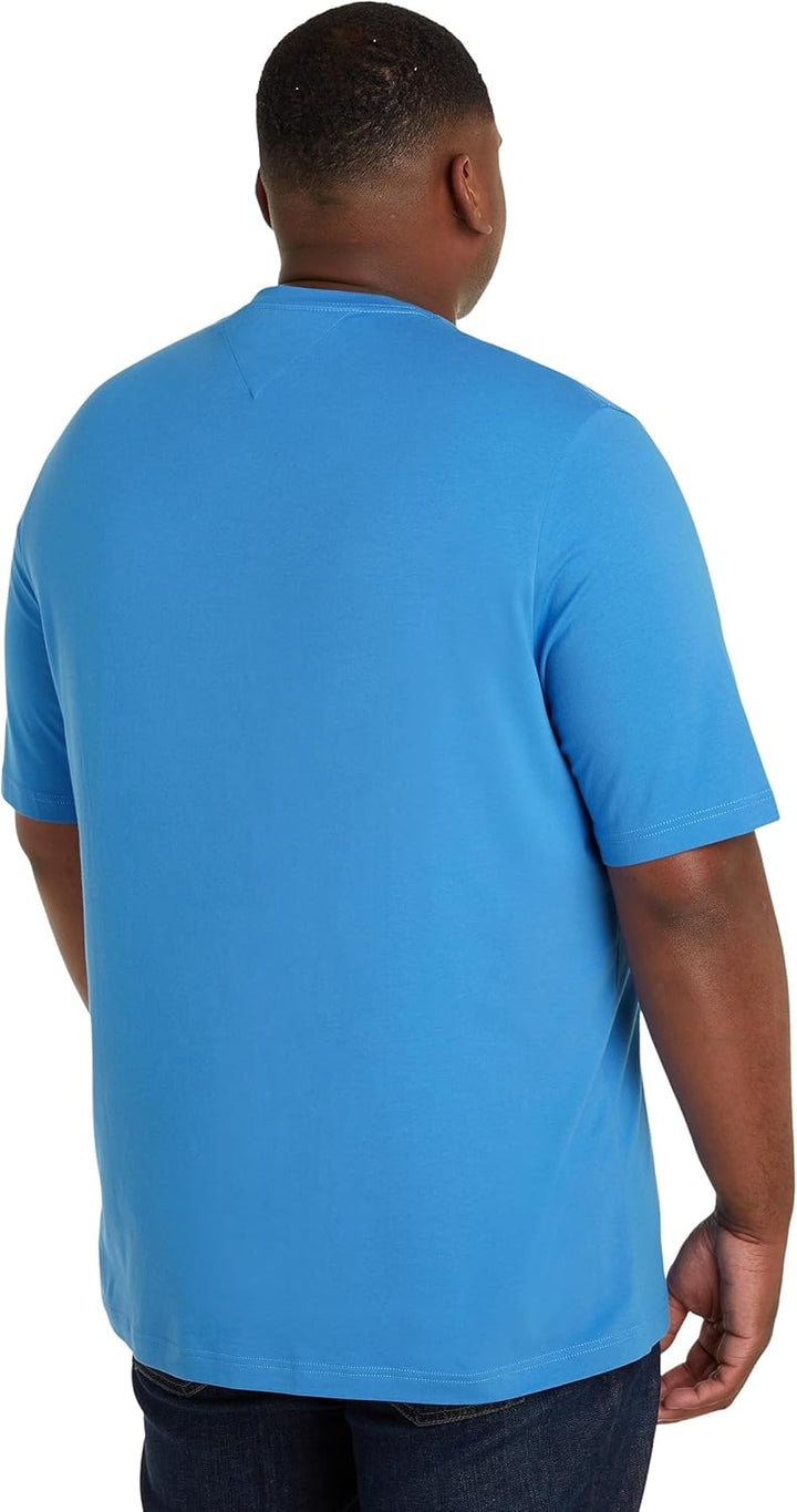 Tommy Hilfiger Herren Kurzarm T-Shirts XXL Blau (Iconic Blue), XXL Blau (Iconic Blue)