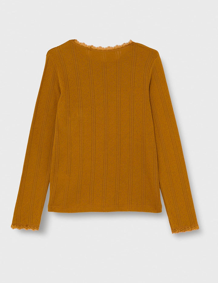 Noa Noa Mädchen Emiliannm Blouse 104 Golden Brown, 104 Golden Brown