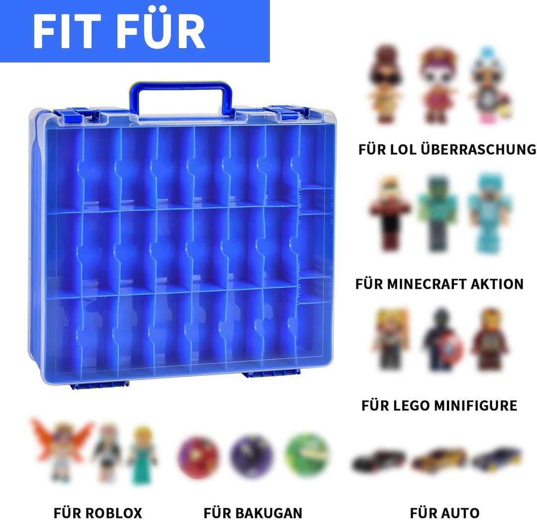 Spielzeugauto Aufbewahrungskoffer für Hot Wheels/für Matchbox Cars. Holder Behälter Tasche für LOL Ü