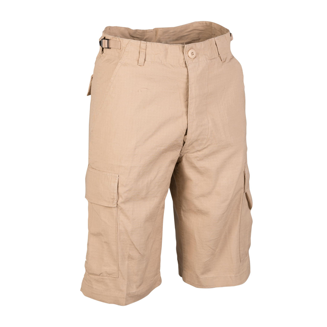 Mil-Tec US Bermuda R/S Prewash Shorts Herren • Leichte Ripstop Bermuda Shorts im Used-Look • Cargosh