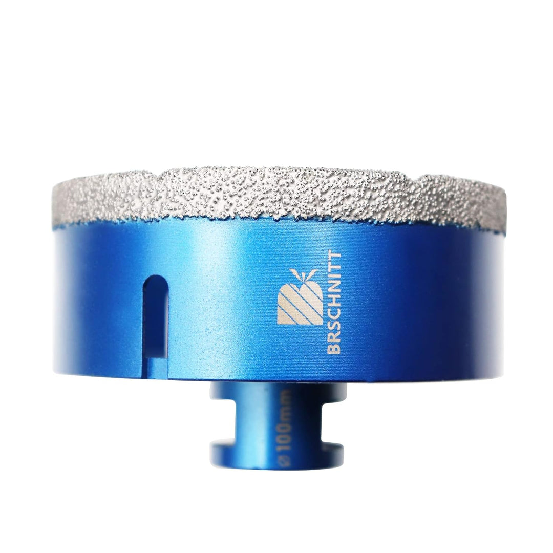 Diamant Fliesenbohrer 100mm - M14 Diamantbohrer Lochsäge für Fliesen Porzellan Keramik Marmor Granit