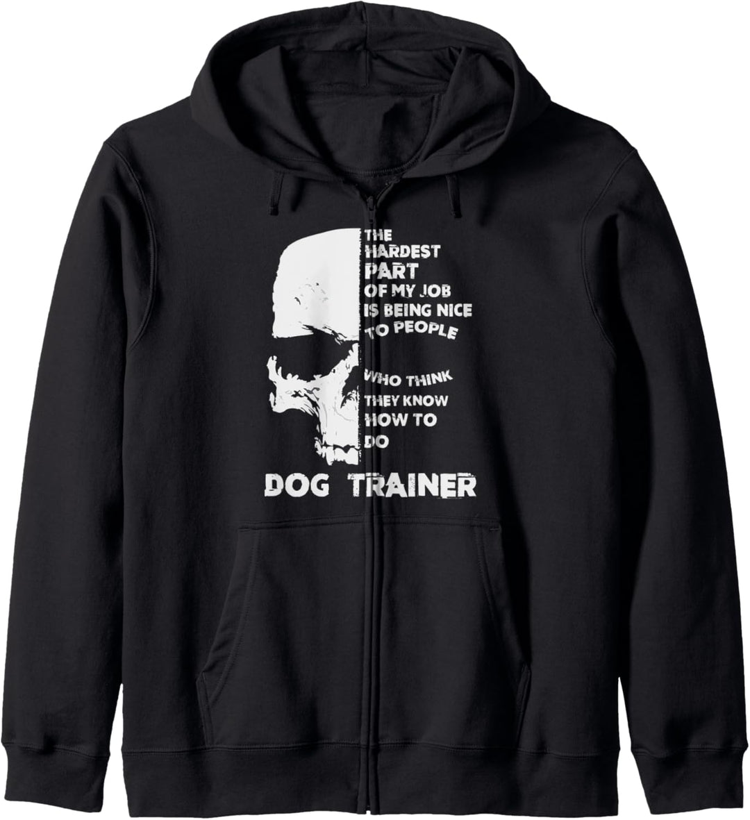 Hundetrainer Totenkopf Hundetrainer Hundetrainer Schulwelpenbesitzer Kapuzenjacke