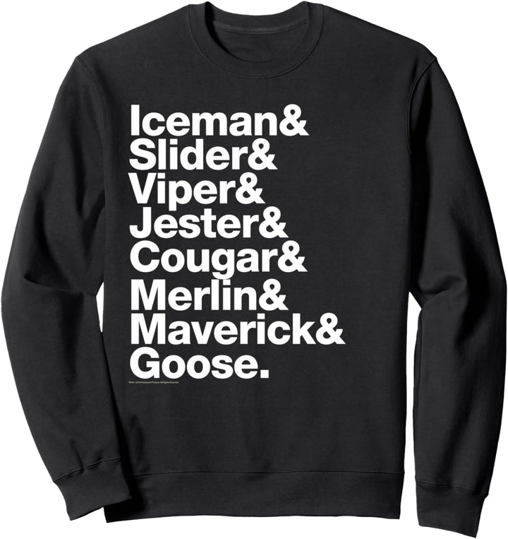 Top Gun Pilotennamen Sweatshirt