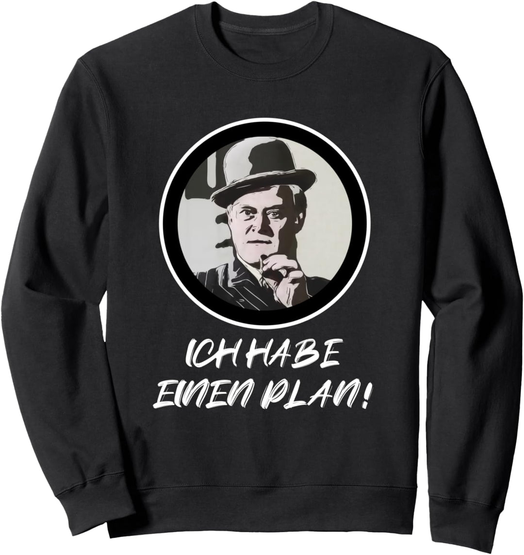 Ich habe einen Plan Lustig Ostdeutsch Cool Moped Sweatshirt