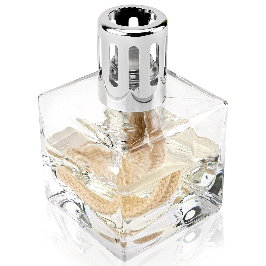 KAZIS® I Katalytische Lampe Cube I Duftlampe I transparent Würfel