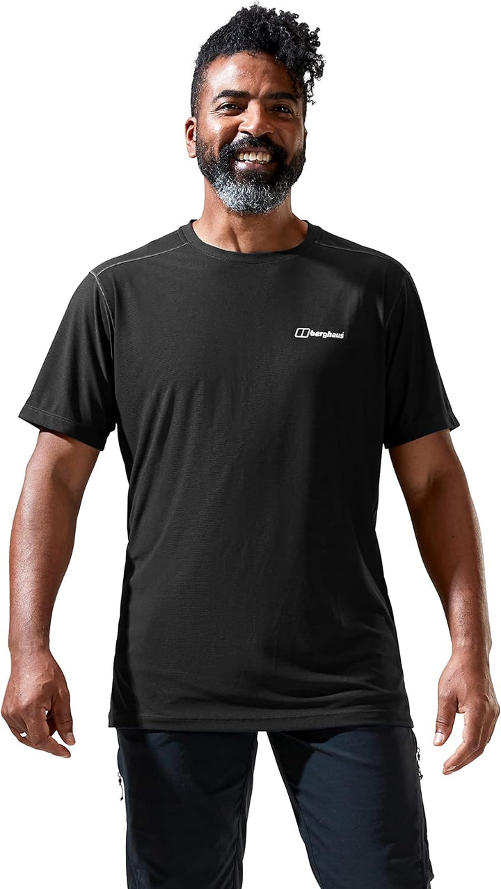 Berghaus Herren 24/7 Tech Basecrew Wicking T-Shirt L Schwarz/Schwarz, L Schwarz/Schwarz