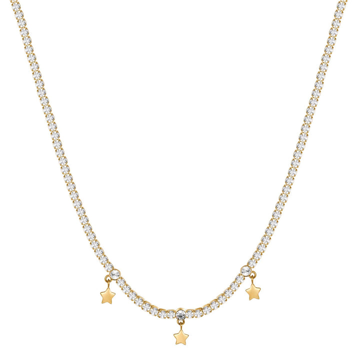 Brosway Damen-Halskette mit Sternsymbol | Wunschkollektion - BEIN005, 430mm, Edelstahl, Nicht zutref