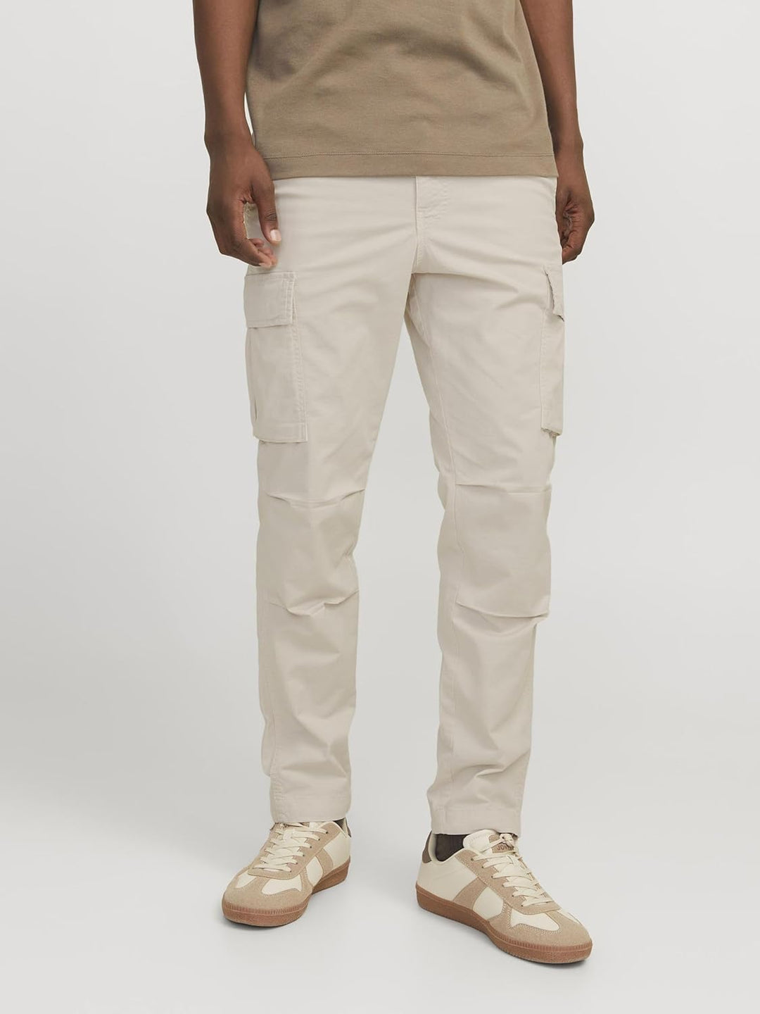 JACK & JONES Male Cargo-Hose Tapered Fit Cargo-Hose 29W / 30L Moonbeam, 29W / 30L Moonbeam