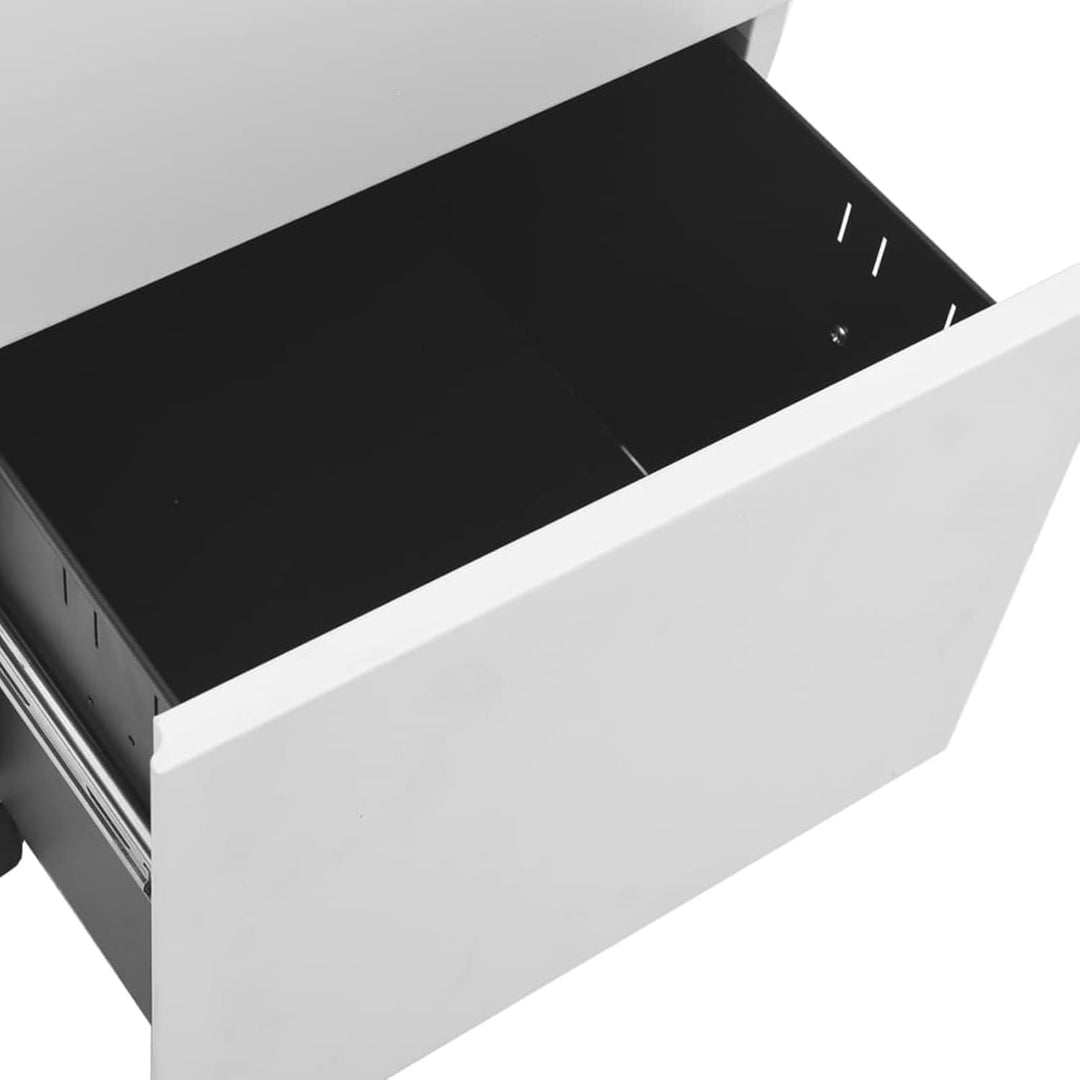 Tidyard Aktenschrank Rollschrank mit Rollen Rollcontainer Bürocontainer Schubladenschrank Büroschran