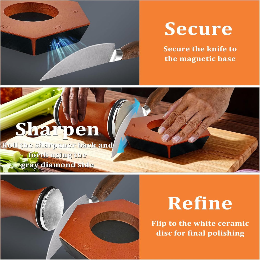 Messerschärfer Profi Mit 12°/15 °/17°/19°/22°/25°SchäRfwinkel, messerschleifer，knife sharpener，Schle