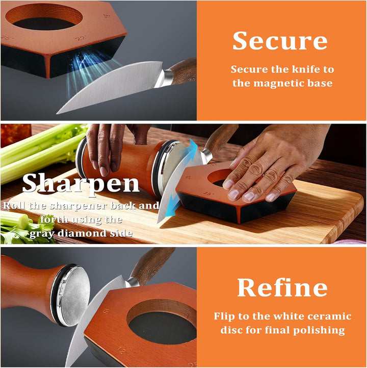 Messerschärfer Profi Mit 12°/15 °/17°/19°/22°/25°SchäRfwinkel, messerschleifer，knife sharpener，Schle