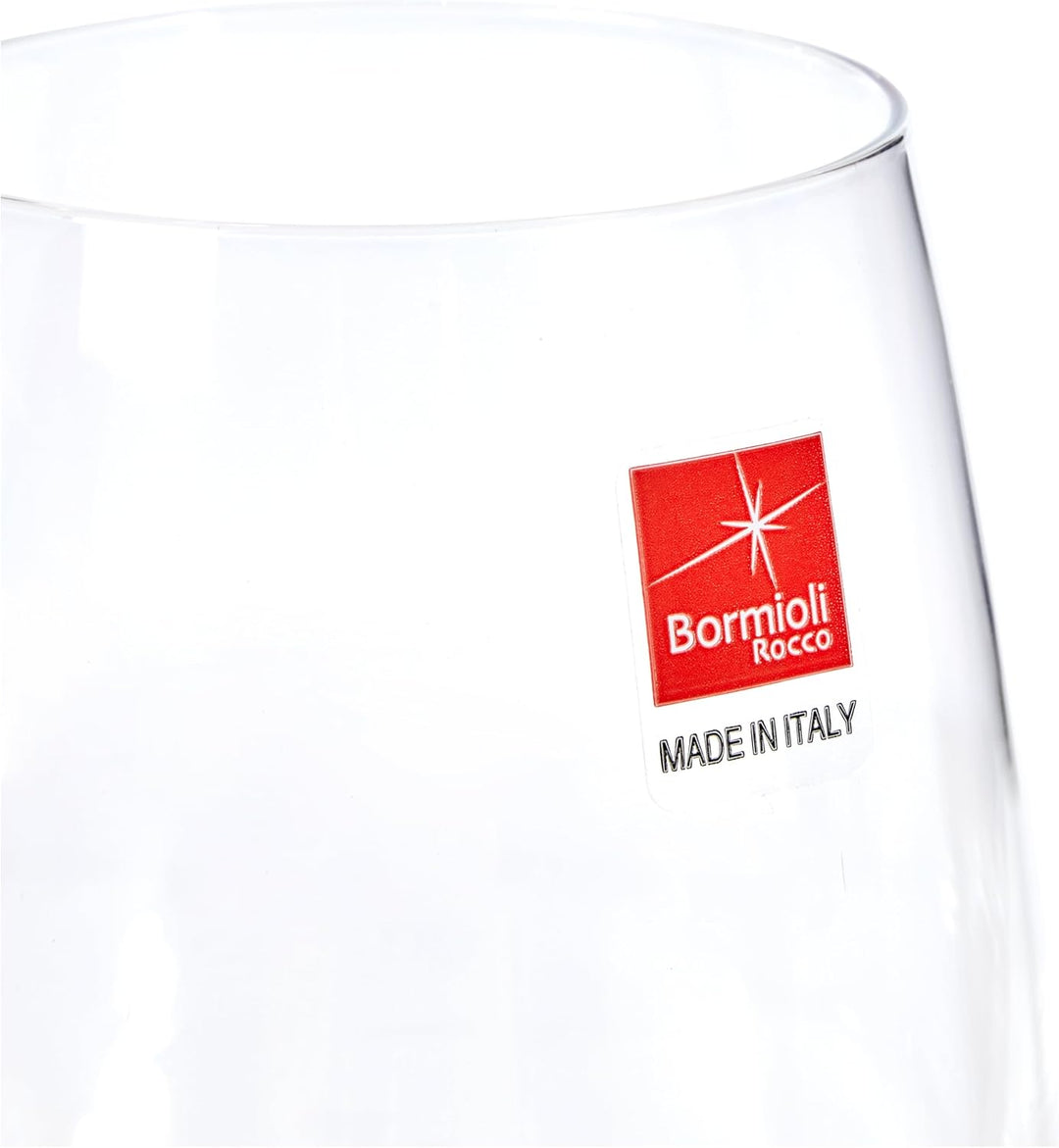 Bormioli Rocco Nexo Weingläser-Set, 6, 1 Stück, Glas, durchsichtig, (1er Pack), 6