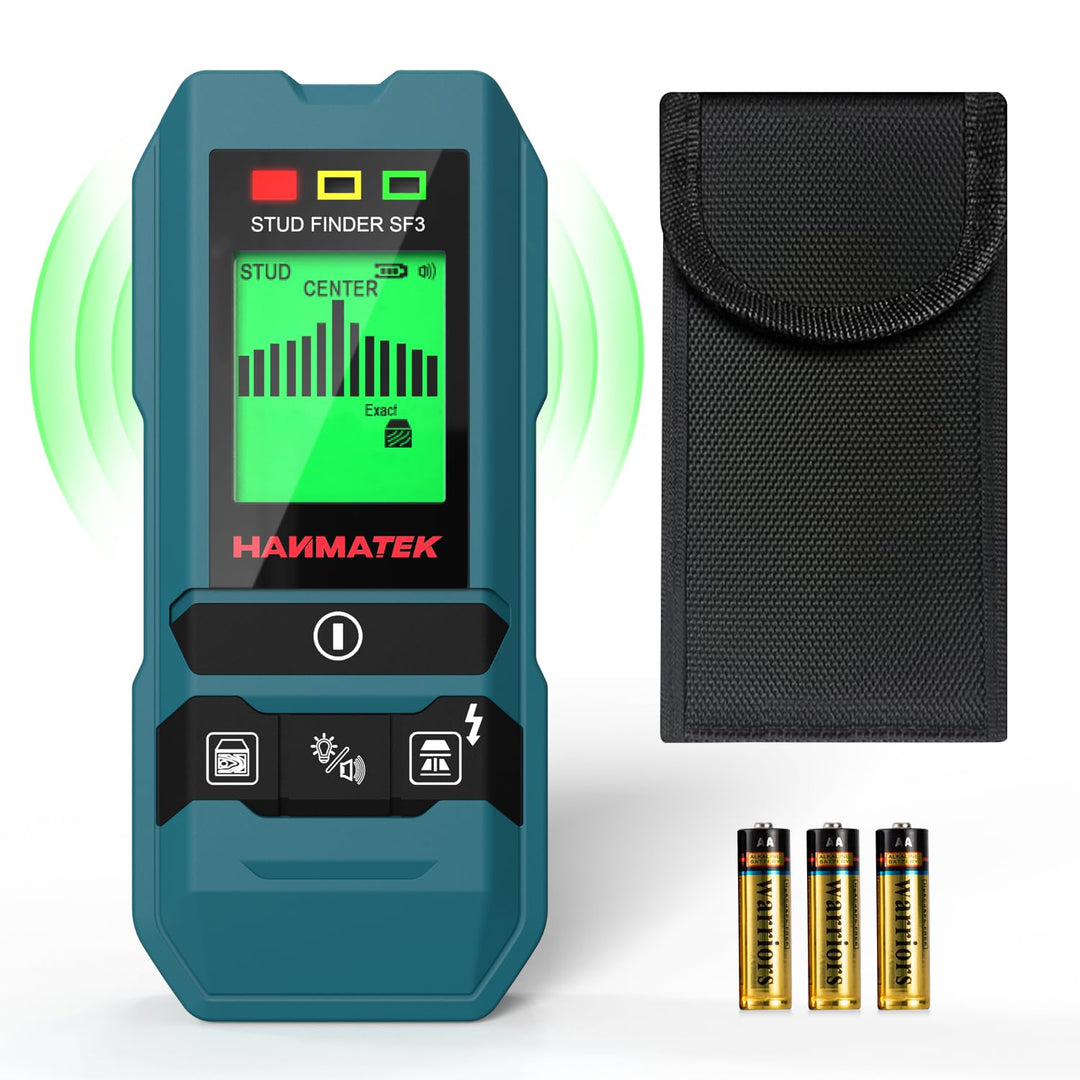 HANMATEK Leitungssucher Ortungsgerät SF3 Wand Scanner Detektor Multifunktional Stud Finder Holz/Eise