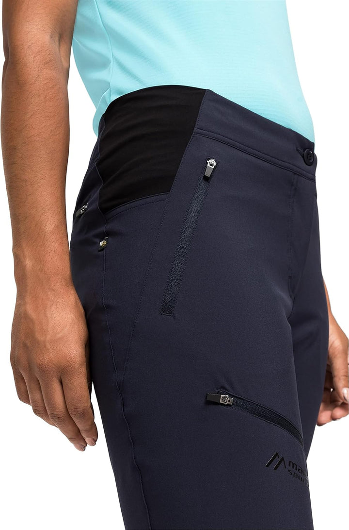 Maier Sports Damen Caprihose Latit Vario 34 Night Sky, 34 Night Sky