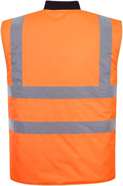 Portwest Warnschutz-Wendeweste , Grösse: XXXL, Farbe: Orange, S469ORRXXXL 3XL Orange, 3XL Orange