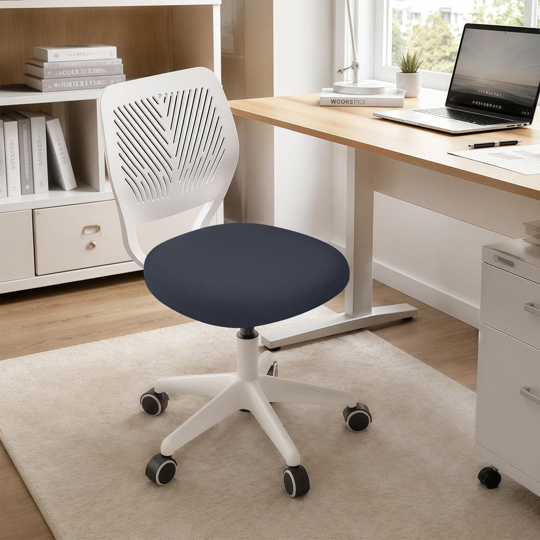 XUEGW Drehbarer Bürostuhl mit weicher Polsterung, höhenverstellbarer Arbeitsstuhl, ergonomischer Sch